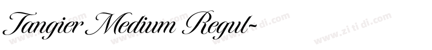 Tangier Medium Regul字体转换